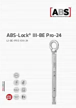 ABS ABS-Lock III-BE Pro-24 Manual preview