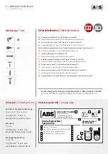 Preview for 2 page of ABS ABS-Lock III-BE Pro-24 Manual