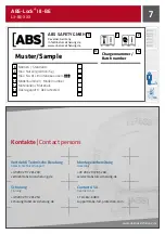 Preview for 7 page of ABS ABS-Lock III-BE Installation Manual