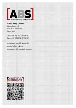 Предварительный просмотр 8 страницы ABS ABS-Lock III-R Installation Manual