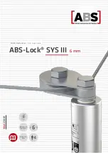 Preview for 1 page of ABS ABS-Lock SYS III Safety Instructions