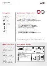 Preview for 2 page of ABS ABS-Lock SYS-K2 Manual