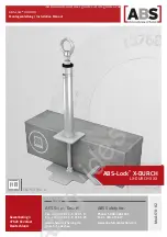 ABS ABS-Lock X-DURCH Instruction Manual предпросмотр