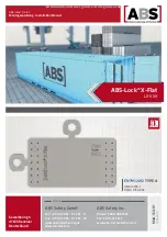 Предварительный просмотр 1 страницы ABS ABS-Lock X-Flat LX Series Installation Manual