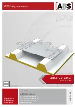 ABS ABS-Lock X-Flat Installation Manual предпросмотр