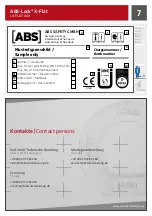 Preview for 7 page of ABS ABS-Lock X-Flat Installation Manual