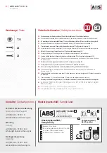 Preview for 2 page of ABS ABS-Lock X-H-16 Series Instructions Manual