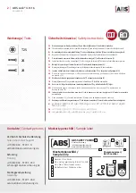 Предварительный просмотр 2 страницы ABS ABS-Lock X-H-16 Series Instructions Manual