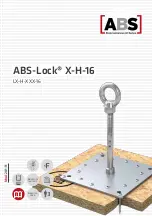 ABS ABS-Lock X-H-16-SR Manual preview