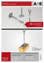 Preview for 1 page of ABS ABS-Lock X-H-4 Series Installation Manual