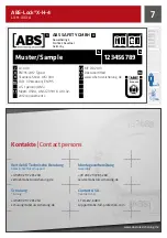 Предварительный просмотр 7 страницы ABS ABS-Lock X-H-4 Series Installation Manual