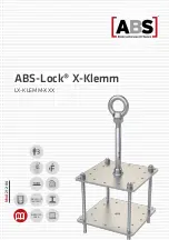 ABS ABS-Lock X-Klemm Manual preview