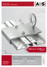 Preview for 1 page of ABS ABS-Lock X-PMT Series Installation Manual