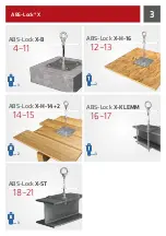 Preview for 3 page of ABS ABS-Lock X Series Installation Manual