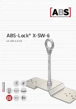 ABS ABS-Lock X-SW-6 Manual preview