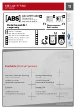 Предварительный просмотр 11 страницы ABS ABS-Lock X-T-ALU Installation Manual