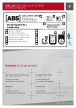 Предварительный просмотр 7 страницы ABS ABS-Lock X-T Series Installation Manual