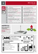 Preview for 2 page of ABS ABS-Lock X-Y Installation Manual