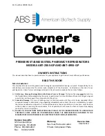 Предварительный просмотр 1 страницы ABS ABT-23SS-GP Owner'S Manual