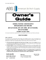 Preview for 1 page of ABS ABT-UCFS-0420W Owner'S Manual