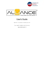 Preview for 1 page of ABS ALLIANCE E Series User Manual