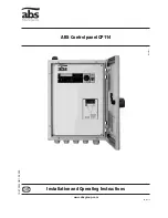 Предварительный просмотр 1 страницы ABS CP114 Installation And Operating Instructions Manual