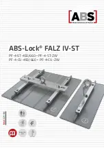 Предварительный просмотр 1 страницы ABS FALZ IV-ST Manual