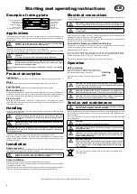 Preview for 4 page of ABS J 12 Starting And Operating Instructions