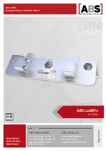 ABS LaddFix LF-FIX-D Installation Manual предпросмотр