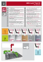 Preview for 2 page of ABS Lock Falz IV PF-4-CU-ZW Installation Manual