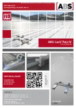 Preview for 1 page of ABS Lock FALZ IV Instruction Manual