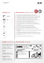 Preview for 2 page of ABS Lock II Manual