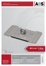 Preview for 1 page of ABS Lock X-Rivet Installation Manual