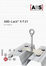 Preview for 1 page of ABS Lock X-T-21 Manual