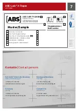 Preview for 7 page of ABS Lock X-Trapez Series Installation Manual