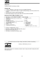 Preview for 11 page of ABS Nirolift Installation And Operating Instructions Manual