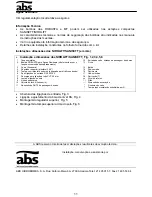 Preview for 12 page of ABS Nirolift Installation And Operating Instructions Manual