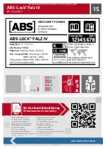 Preview for 15 page of ABS PF-4 Series Instruction Manual