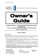 Preview for 1 page of ABS PH-ABT-UCFS-0204G Owner'S Manual