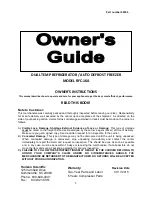 ABS RFC-16A Owner'S Manual предпросмотр