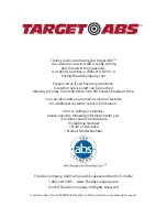 Предварительный просмотр 16 страницы ABS Target ABS7013-01P Owner'S Manual