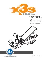 ABS X3S BENCH Owner'S Manual предпросмотр