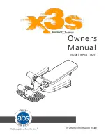 Preview for 1 page of ABS X3S PRO Owner'S Manual