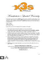 Preview for 16 page of ABS X3S PRO Owner'S Manual