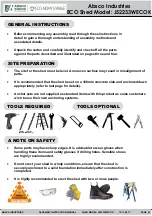 Preview for 2 page of Absco Industries J52233WECOK Manual