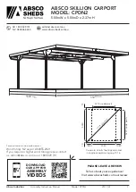 Absco Industries SKILLION CPSN2 Assembly & Instruction Manual preview