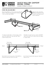 Preview for 8 page of Absco Industries SKILLION CPSN2 Assembly & Instruction Manual