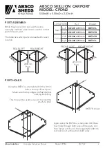 Preview for 9 page of Absco Industries SKILLION CPSN2 Assembly & Instruction Manual