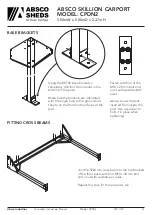 Preview for 10 page of Absco Industries SKILLION CPSN2 Assembly & Instruction Manual