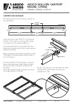 Preview for 11 page of Absco Industries SKILLION CPSN2 Assembly & Instruction Manual